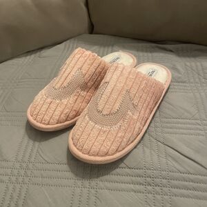True Religion Pink Cozy Slippers